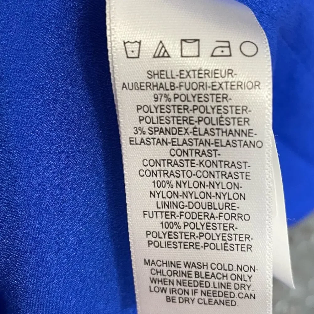 Dress the Population Micaela Dress Electric Blue Women’s Sz M - Picture 8 of 10